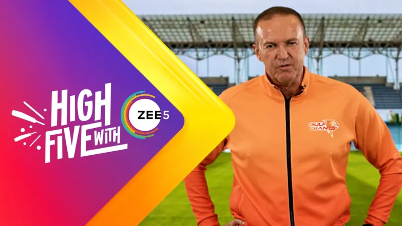 Andy Flower | High Five with ZEE5 | DP World ILT20 
