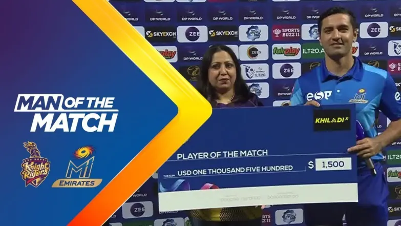 Player Of The Match: Najibullah Zadran 