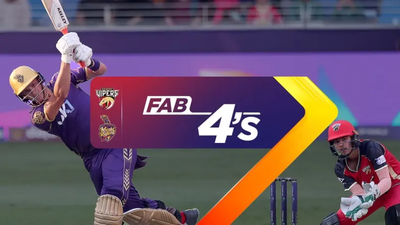 Desert Vipers vs Abu Dhabi Knight Riders | Full Match | Fab 4s 