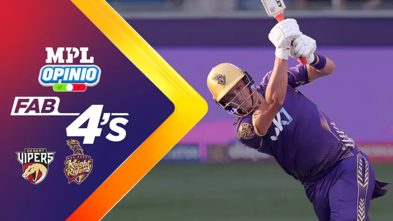 Desert Vipers vs Abu Dhabi Knight Riders | Full Match | Fab 4s 