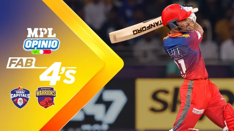 Dubai Capitals vs Sharjah Warriors | Full Match | Fab 4s 