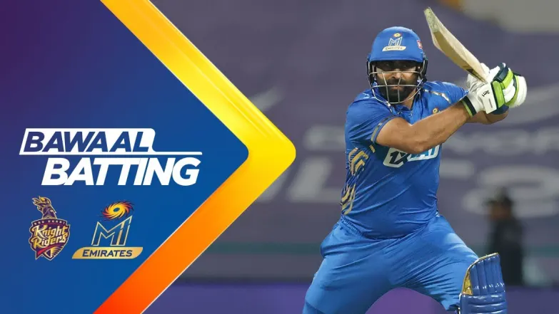 Abu Dhabi Knight Riders vs MI Emirates | Full Match | Bawaal Batting 
