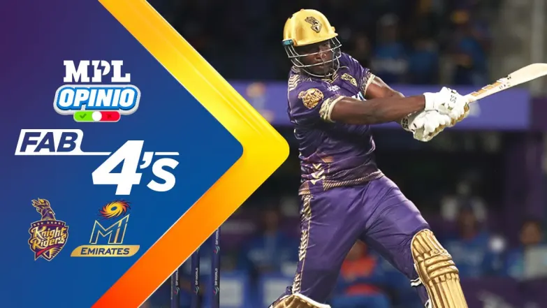 Abu Dhabi Knight Riders vs MI Emirates | Full Match | Fab 4s 