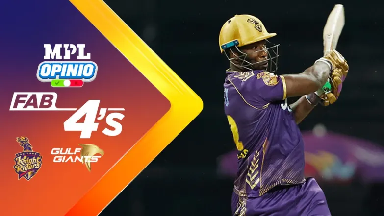 Abu Dhabi Knight Riders vs Gulf Giants | Full Match | Fab 4s 