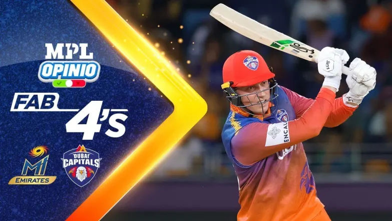 MI Emirates vs Dubai Capitals | Full Match | Fab 4s 