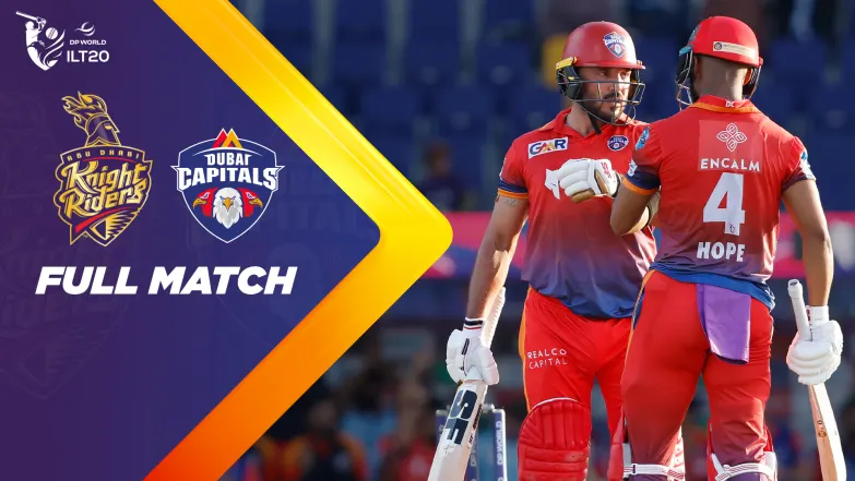 ADKR vs DC - DP World ILT20 Season 3 - Match Replay  