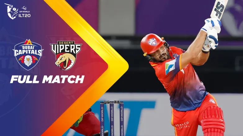 DC vs DV - DP World ILT20 Season 3 - Match Replay 
