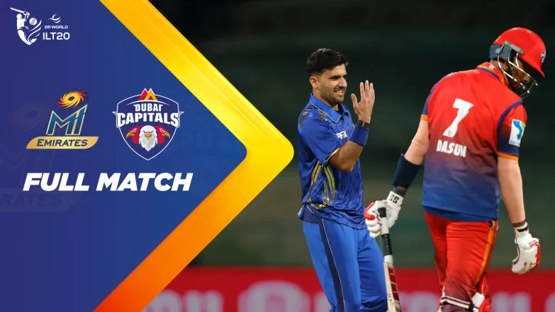 MIE vs DC - DP World ILT20 Season 3 - Match Replay  