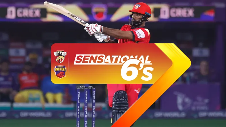 Desert Vipers vs Sharjah Warriorz | Full Match | Sensational 6s 