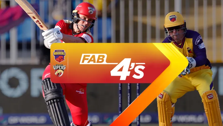 Sharjah Warriorz vs Desert Vipers | Full Match | Fab 4s 