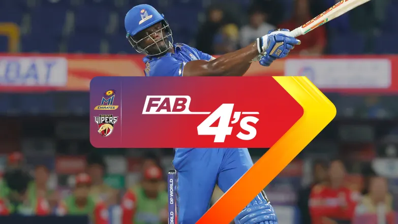 MI Emirates vs Desert Vipers | Full Match | Fab 4s 