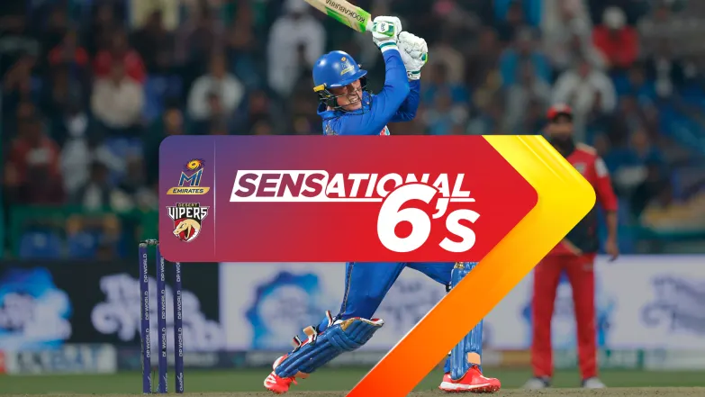MI Emirates vs Desert Vipers | Full Match | Sensational 6s 
