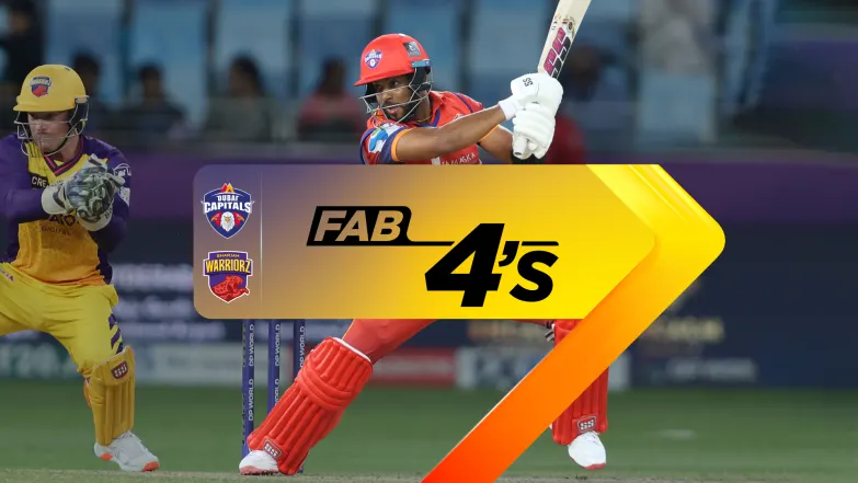 Dubai Capitals vs Sharjah Warriorz | Full Match | Fab 4s 