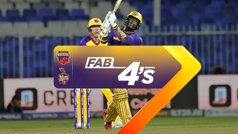 Sharjah Warriorz vs Abu Dhabi Knight Riders | Full Match | Fab 4s 
