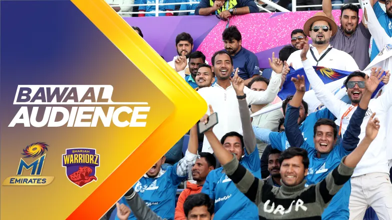 MI Emirates vs Sharjah Warriorz | Full Match | Bawaal Audience 