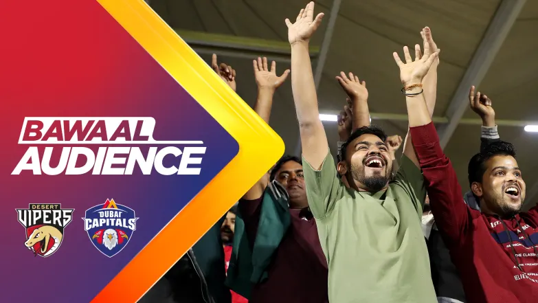 Desert Vipers vs Dubai Capitals | Full Match | Bawaal Audience 