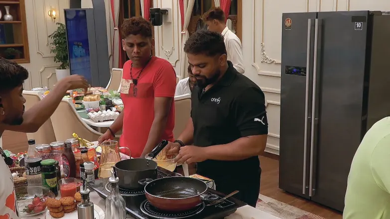 The Boys Cook for a Party 
