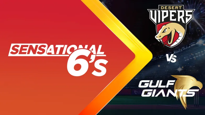 Desert Vipers vs Gulf Giants | Full Match | Sensational 6s 