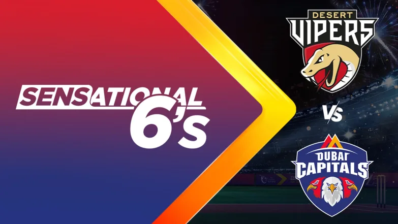 Desert Vipers vs Dubai Capitals | Full Match | Sensational 6s 