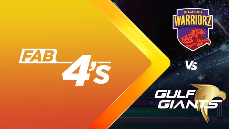 Sharjah Warriorz vs Gulf Giants | Full Match | Fab 4s 