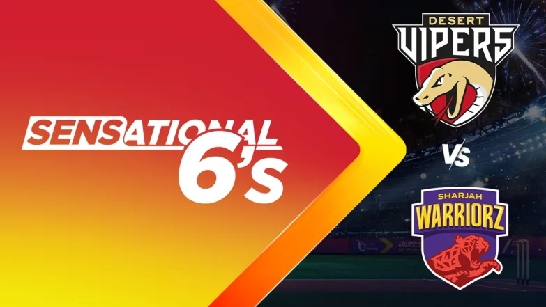 Desert Vipers vs Sharjah Warriorz | Full Match | Sensational 6s 