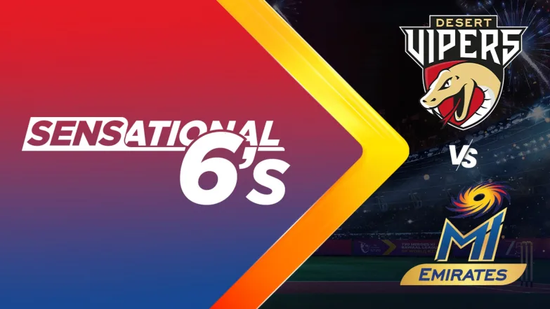Desert Vipers vs MI Emirates | Full Match | Sensational 6s 