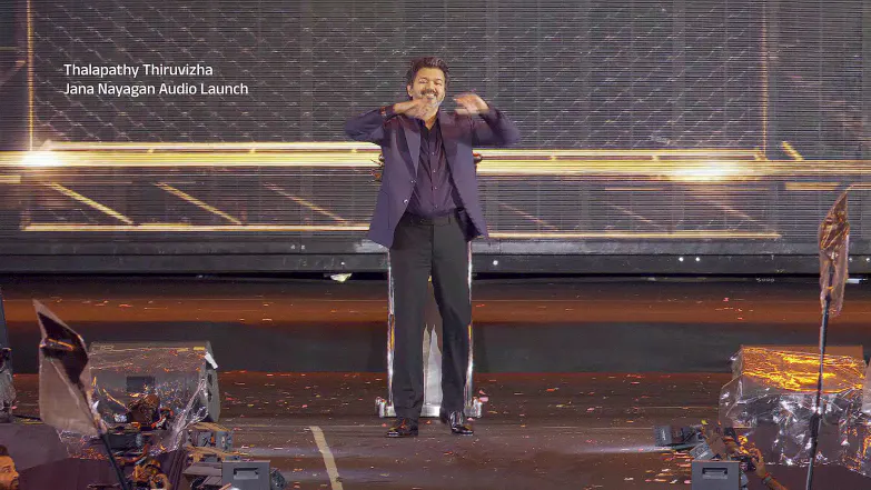 Thalapathy Vijay Enchants His Fans - Jananayagan Audio Launch 