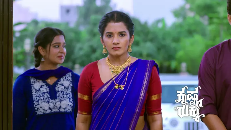 Kalyani Sets Shanti's Saree and Portrait Ablaze Episode 41