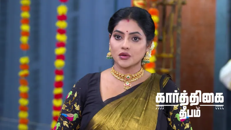 Revathi Tries to Learn About Karthikeyan's Love Episode 1209