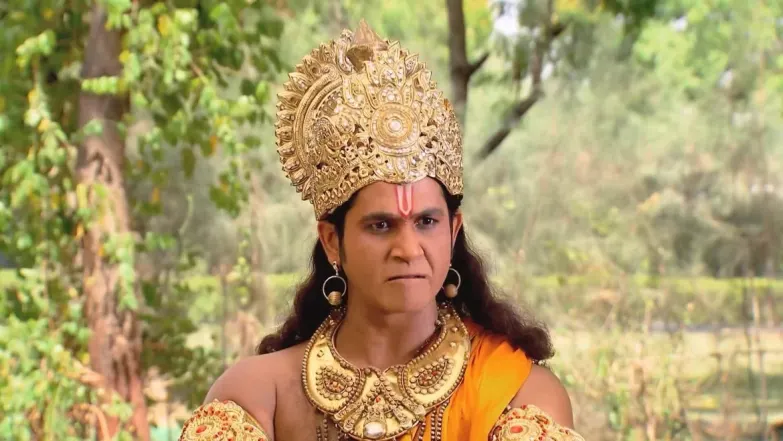 Hanuman is presented before Ravan - Ramayan: Sabke Jeevan Ka Aadhar Season 3 Episode 31
