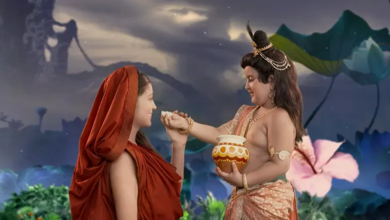 Nandakumar lies to Kamasan - Bhagavan Sree Krishnar Episode 17