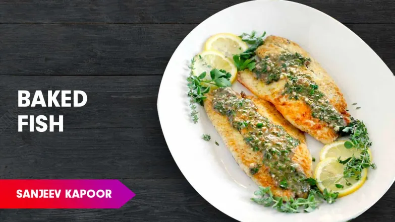 Baked Stuffed Fish Recipe by Sanjeev Kapoor Episode 887
