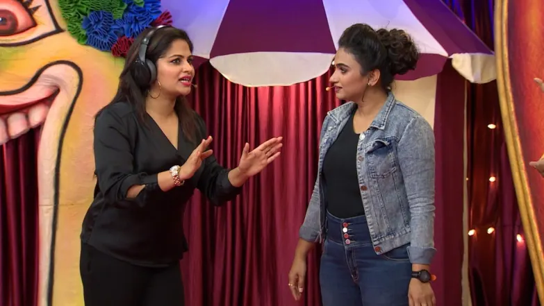 Pavithra and Panchami win the first game - Super Bumper S3 Season 3 Episode 21