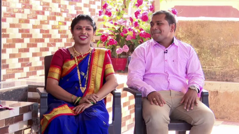 Aadesh's candid chat with Nikita and her family - Home Minister - Paithani Aata Maherchya Angani Episode 25