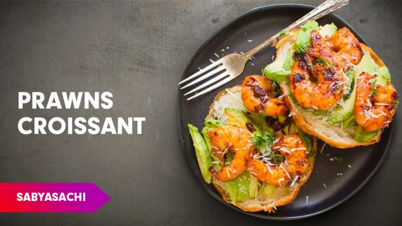 Prawn & Fish Croissant Recipe by Chef Sabyasachi Episode 88