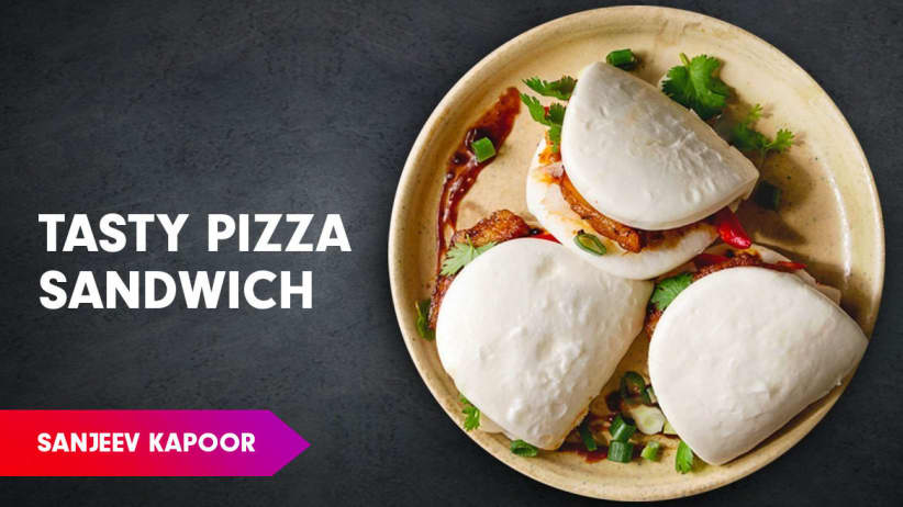 Pizza Sandwich Recipe by Sanjeev Kapoor