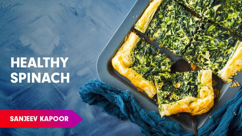 Baked Spinach Recipe by Sanjeev Kapoor
