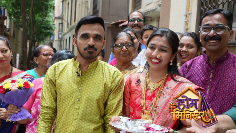 Dhanashree and Priyanka Compete for the Paithani