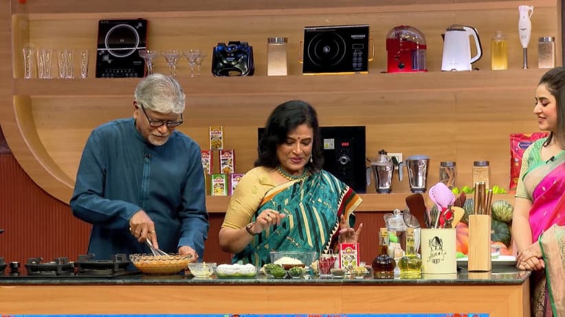 The Contestants Prepare Unique Recipes with Eggs