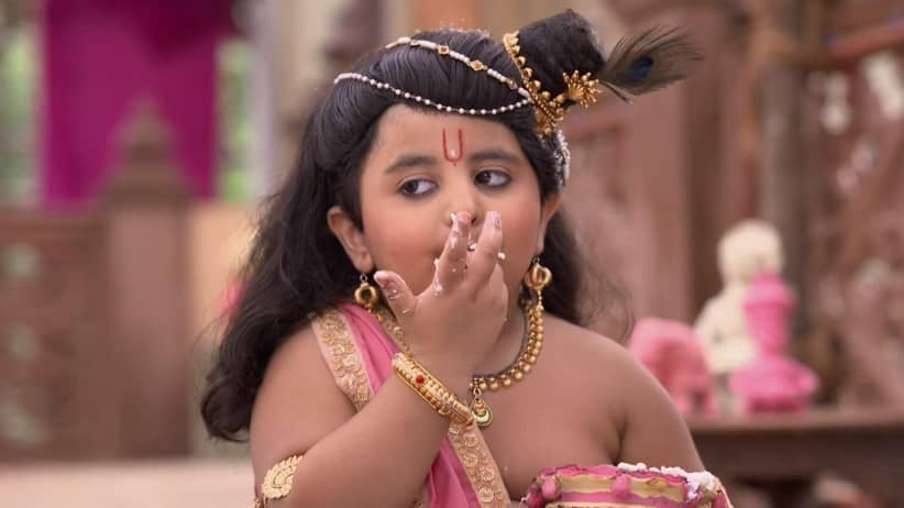 Kanha's actions appease Yashodha - Paramavatar Shri Krishna