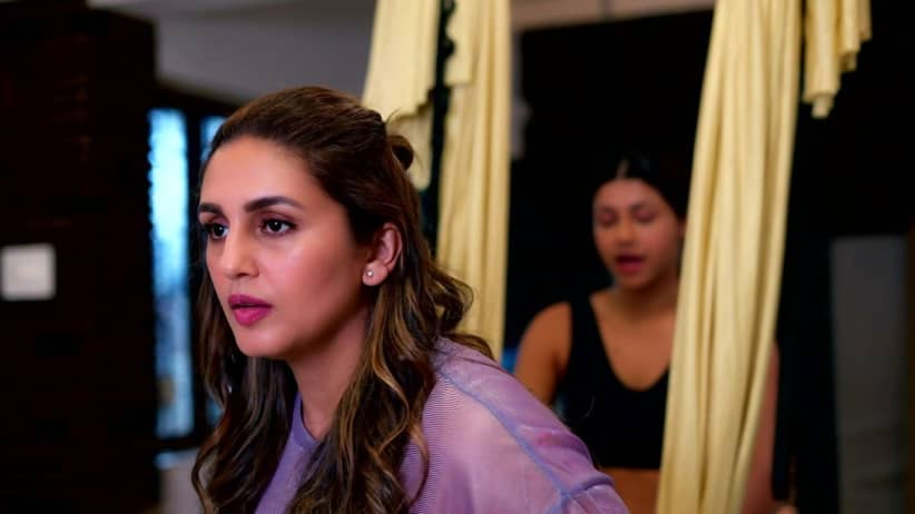 Huma Qureshi Learns Yoga