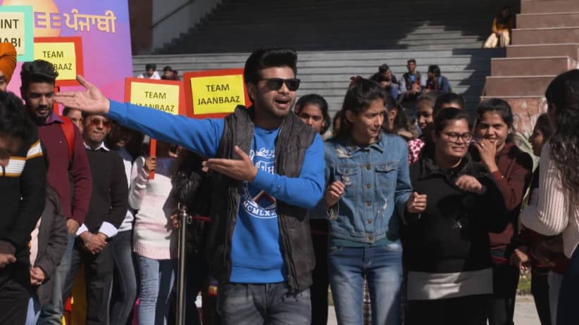 Karan at PTU, Kapurthala - Aajo Jinhe Khedna