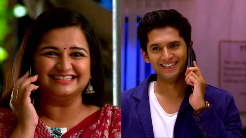 Sweetu tells Omkar that Vasant got a job - Yeu Kashi Tashi Me Nandayla