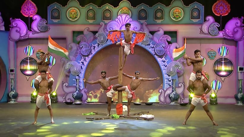 Shankar Prasad Behera group's terrific act - Sabash Odisha