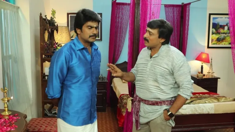 Annamalai tells Mutharasan that he'll send Swetha away - Yaaradi Nee Mohini Highlights