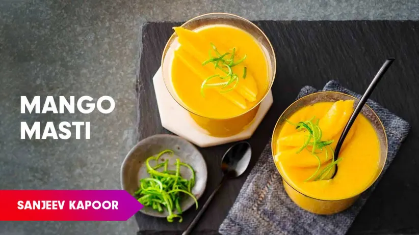 Hot Mango Pudding Recipe by Sanjeev Kapoor