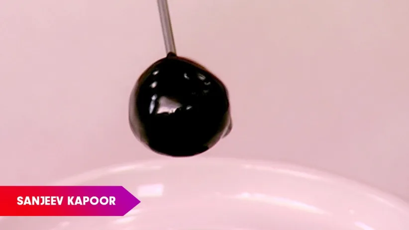 Choco Jamun With Chocolate Fondue by Sanjeev Kapoor - Khana Khazana