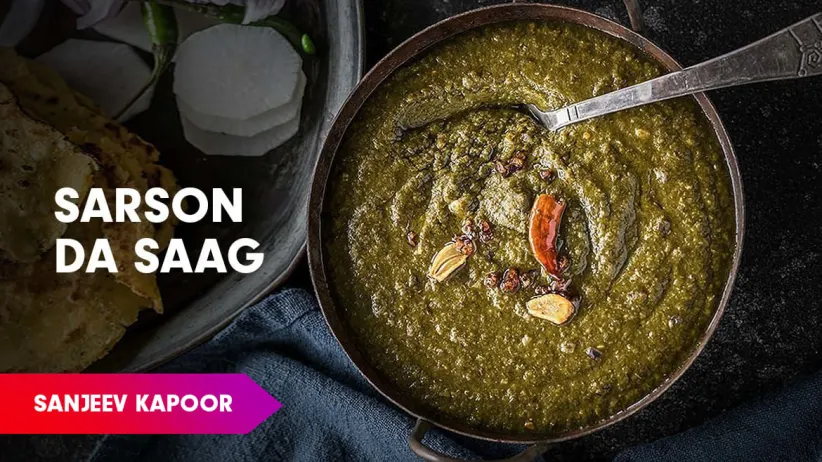 Sarson Da Saag Recipe by Sanjeev Kapoor