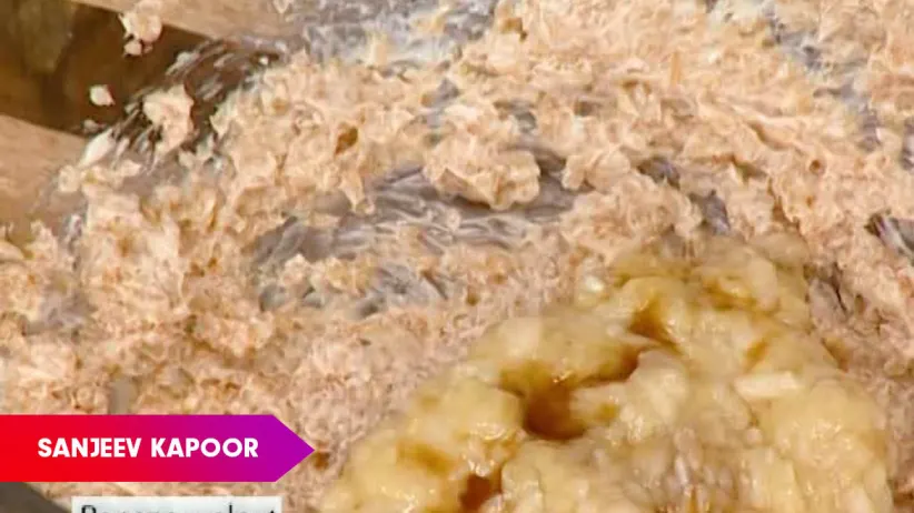 Banana Walnut Loaf by Sanjeev Kapoor - Khana Khazana