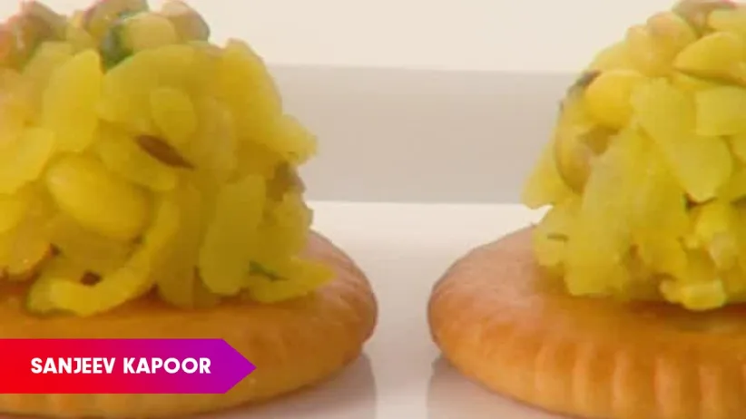 Poha & Sprout Medley by Sanjeev Kapoor - Khana Khazana